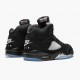 Air Jordans 5 Retro Black Metallic Black/Metallic Silver