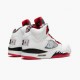 Air Jordans 5 Retro Quai 54 2021 White/University Red/Black