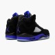 Air Jordans 5 Retro Racer Blue With Black Blue Black/Racer Blue/Reflective Silver