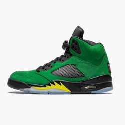 Air Jordans 5 Retro SE Oregon Green Yellow Apple Green/Black/Yellow Strike/Black