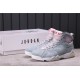 Air Jordans 7 Retro Neutral Grey Reflect Grey/Pink White