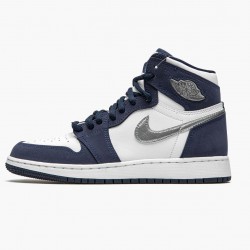 Air Jordans 1 High Midnight Navy Shoes Mens dc1788 100 