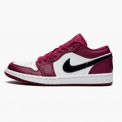 Air Jordans 1 I Low Noble Red Basketball Shoes Womens 553558 604 