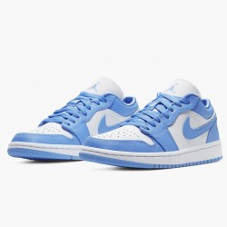 Air Jordans 1 Low Detailed With Crisp UNC Highlights Womens And Mens ao9944 441 