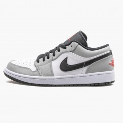 Air Jordans 1 Low Light Smoke Grey Basketball Shoes Womens And Mens 553558 030 