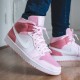 Air Jordans 1 Mid Digital Pink Shoes Womens CW5379 600 