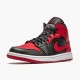 Air Jordans 1 Mid Gym Red Black Womens And Mens 554724 074 