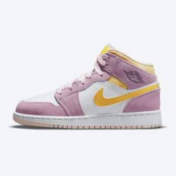 Air Jordans 1 Mid SE Arctic Pink White Womens DC9517 600 