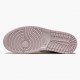 Air Jordans 1 Mid White Pink Black Basketball Shoes Womens BQ6472 500 