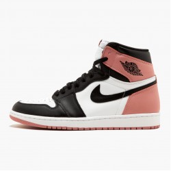 Air Jordans 1 Retro High Rush Pink Unisex Basketball Womens And Mens 861428 101 