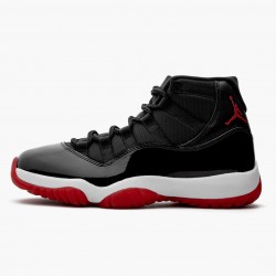 Air Jordans 11 Bred Black White Varsity Red Womens And Mens 378037 061 