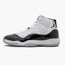 Air Jordans 11 Retro Concord White Black Basketball Shoes Mens 378038 100 