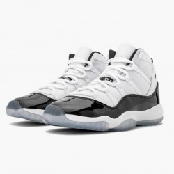 Air Jordans 11 Retro Concord White Black Basketball Shoes Mens 378038 100 