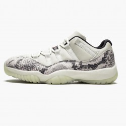 Air Jordans 11 Retro Low Light Bone Snakeskin Womens And Mens 6846 002 