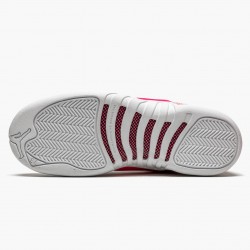 Air Jordans 12 GS White Arctic Punch Hyper Pink Womens 510815 101 