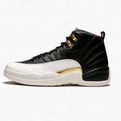 Air Jordans 12 Retro Chinese New Year Black White Mens ci2977 006 