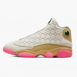 Air Jordans 13 CNY Chinese New Year Ivory Pink Gold AJ13 Retro Basketball Shoes Womens CW4409 100 