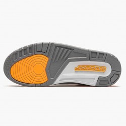 Air Jordans 3 Laser White Cement Grey Black Laser Orange Womens And Mens CK9246 108 