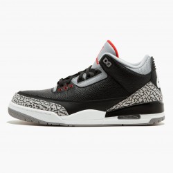 Air Jordans 3 Retro OG Black Cement 2018 Basketball Shoes Womens And Mens 854262 001 