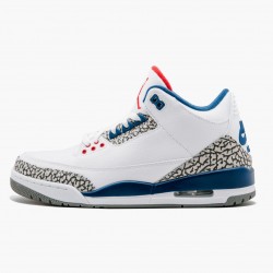 Air Jordans Men Air Jordans 3 Retro Og True Blue 2016 Womens And Mens 854262 106 