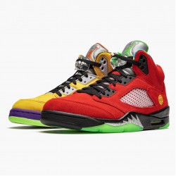 Air Jordans 5 What The Yellow AJ5 Basketball Shoes Mens CZ5725 700 