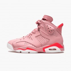 Air Jordans 6 Retro NRG Aleali May Millennial Pink AJ6 Basketball Shoes Womens CI0550 600 