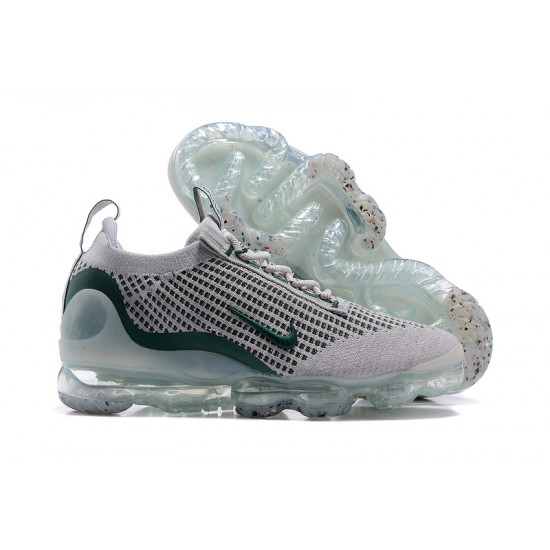 Nike Air VaporMax 2021 Flyknit Unisex Shoes Grey Green DN3074-001 Nike Air VaporMax 2021 Flyknit Unisex Shoes Grey Green DN3074-001