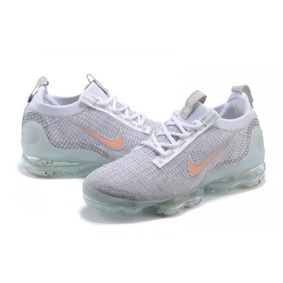 Nike Air VaporMax 2021 Flyknit Unisex Shoes Grey Orange DH4090-002 Nike Air VaporMax 2021 Flyknit Unisex Shoes Grey Orange DH4090-002