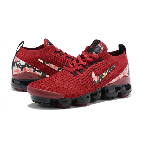 Nike Air VaporMax Flyknit 3 Red Black Womens sneakers CT1274 -600