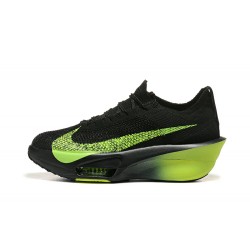 Nike Air Zoom Alphafly NEXT 3 Unisex Running Shoes Black and Green  