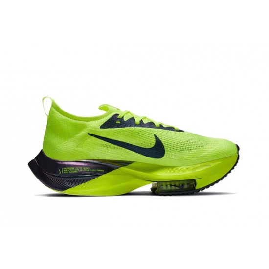 Nike Air Zoom Alphafly Next 2 Mens Running Shoes Neongree Black Nike Air Zoom Alphafly Next 2 Mens Running Shoes Neongree Black