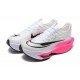 Nike Air Zoom Alphafly Next 2 Unisex Running Shoes White Pink Nike Air Zoom Alphafly Next 2 Unisex Running Shoes White Pink