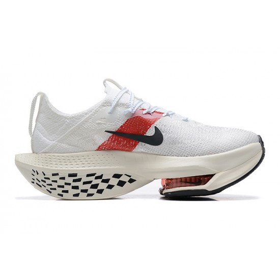 Nike Air Zoom Alphafly Next 2 Unisex Running Shoes White and Red Nike Air Zoom Alphafly Next 2 Unisex Running Shoes White and Red