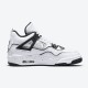 Air Jordan 4 GS DIV Black White Men Women AJ4 Shoes DC4101-100
