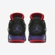 Air Jordan 4 Raptors Black Red Men Women AJ4 Shoes AQ3816-065