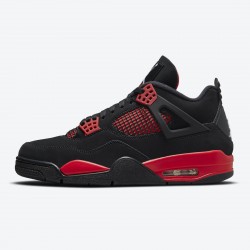 Air Jordan 4 "Red Thunder" Black Red Men Women AJ4 Shoes CT8527-016