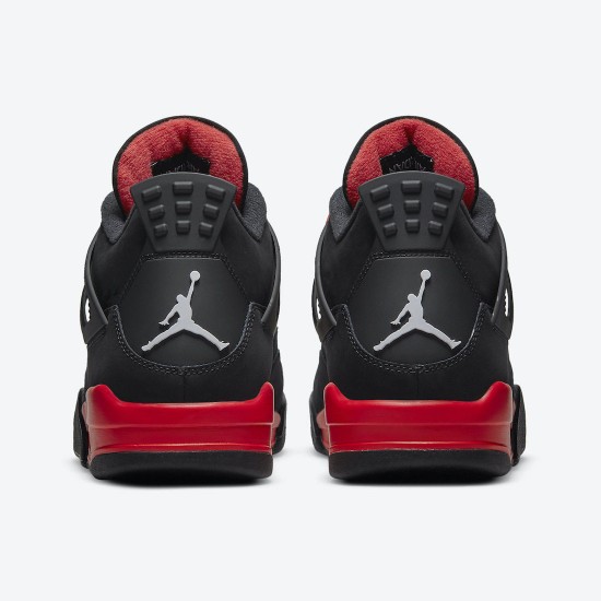 Air Jordan 4 Red Thunder Black Red Men Women AJ4 Shoes CT8527-016