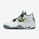 Air Jordan 4 WMNS Rasta Black White Green Men Women AJ4 Shoes AQ9129-100