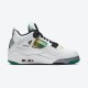 Air Jordan 4 WMNS Rasta Black White Green Men Women AJ4 Shoes AQ9129-100