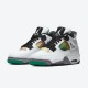 Air Jordan 4 WMNS Rasta Black White Green Men Women AJ4 Shoes AQ9129-100