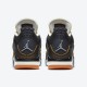 Air Jordan 4 WMNS Starfish Black Orange Jordan 4 Shoes CW7183-100