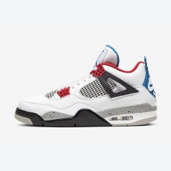 Air Jordan 4 "What The" Blue Red Men Women AJ4 Shoes CI1184-146