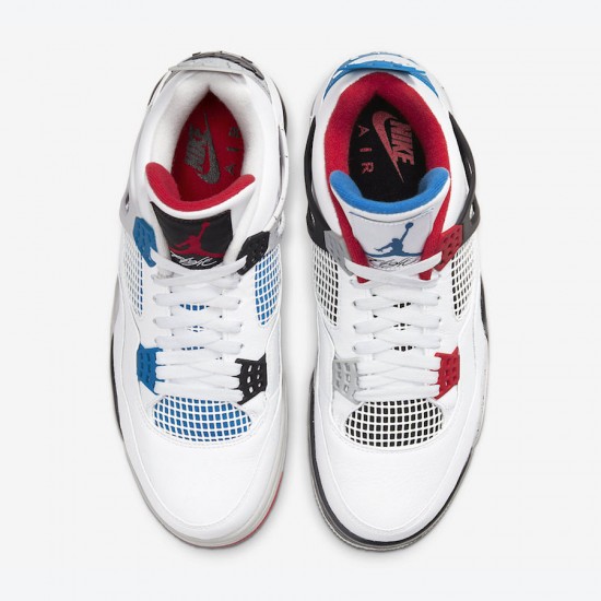 Air Jordan 4 What The Blue Red Men Women AJ4 Shoes CI1184-146
