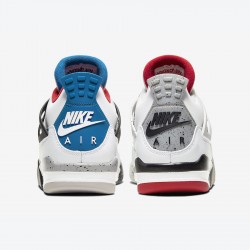Air Jordan 4 "What The" Blue Red Men Women AJ4 Shoes CI1184-146