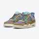 Union x Air Jordan 4 Desert Moss Turquoise Blue Men Women AJ4 Shoes DJ5718-300